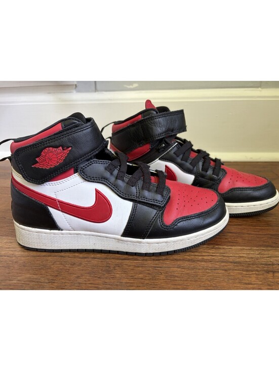 Nike Other - Nike Air Jordan 1 High FlyEase Red Black White Youth Shoes Size 6.5US DC7986-061